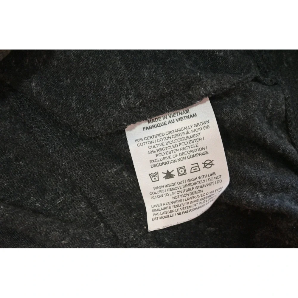 Nike Full Zip Hoodie Women Medium Dark Gray Heather Just Do It Athletic EUC